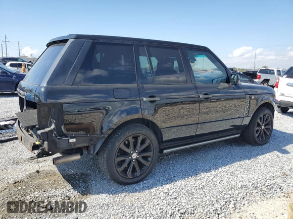 2011 Land Rover Range Rover SC Autobiography with VIN SALMP1E47BA342663, listed as a Copart auction lot 43951195 with 205,393 mi miles and Salvage title. Bid and sale history available at DreamBid. Image 3.
