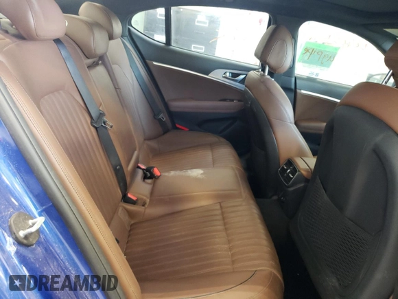 2019 Genesis G70 2.0T Advanced with VIN KMTG64LA8KU010880, listed as a Copart auction lot 44308682 with 48,467 mi miles and Salvage Title. Bid and sale history available at carsss.com. Image 6.