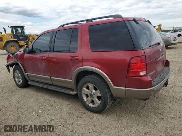 2003 Ford Explorer Eddie Bauer z VIN 1FMDU74WX3UA60163, wystawiony jako Copart lot #61994245 z przebiegiem 298 711 mil mil oraz Szkoda całkowita • Salvage title. Historia ofert i sprzedaży dostępna na DreamBid. Obrazek 2.