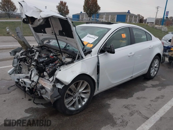2014 Buick Regal with VIN 2G4GK5EX6E9301439, listed as a IAAI auction lot 40964516 with 1 mi miles. Bid and sale history available at carsss.com. Image 2.