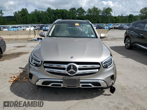 2020 Mercedes-Benz GLC 300 with VIN W1N0G8DB0LF809014, listed as a Copart auction lot 63771045 with 54,110 mi miles and Salvage title. Bid and sale history available at DreamBid. Image 5.