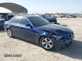 2008 BMW 5 Series 528i with VIN WBANU53568CT17593, listed as a IAAI auction lot 41740603 with 133,673 mi miles and . Bid and sale history available at carsss.com. Image 1.