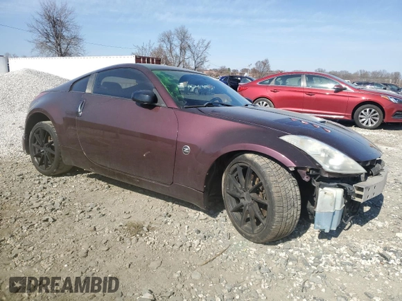 2006 Nissan 350Z Grand Touring with VIN JN1AZ34D76M303418, listed as a Copart auction lot 48735905 with 67,308 mi miles and Salvage Title. Bid and sale history available at carsss.com. Image 4.
