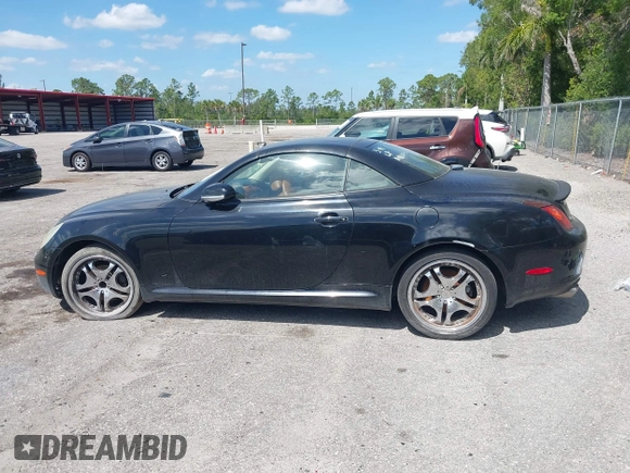 2003 Lexus SC with VIN JTHFN48Y630037747, listed as a IAAI auction lot 42027392 with 190,103 mi miles. Bid and sale history available at carsss.com. Image 13.