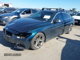 2017 BMW 4 Series 430i with VIN WBA4F7C38HG789545, listed as a IAAI auction lot 41654766 with 107,008 mi miles and . Bid and sale history available at carsss.com. Image 2.