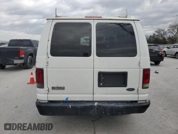 2008 Ford Econoline Passenger XL with VIN 1FMNE11W48DA43630, listed as a Copart auction lot 49705745 with 151,622 mi miles and Salvage Title. Bid and sale history available at DreamBid. Image 6.