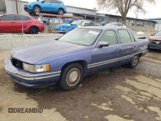 1995 Cadillac DeVille z VIN 1G6KD52B5SU258814, wystawiony jako Copart lot #43019135 z przebiegiem 210 806 mil mil oraz Szkoda całkowita • Salvage title. Historia ofert i sprzedaży dostępna na DreamBid. Obrazek 1.