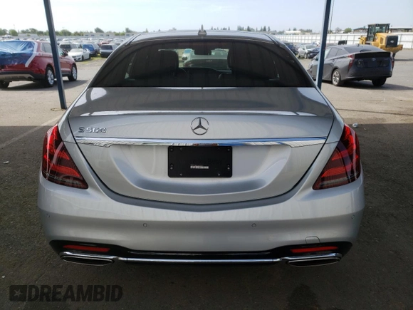 2020 Mercedes-Benz S-Class S 560 with VIN WDDUG8DB0LA519190, listed as a Copart auction lot 53286785 with 50,587 mi miles and Salvage Title. Bid and sale history available at carsss.com. Image 6.
