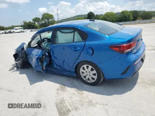 2021 Kia Rio S with VIN 3KPA24AD8ME403728, listed as a Copart auction lot 63179894 with 0 mi miles and Salvage Title. Bid and sale history available at carsss.com. Image 2.