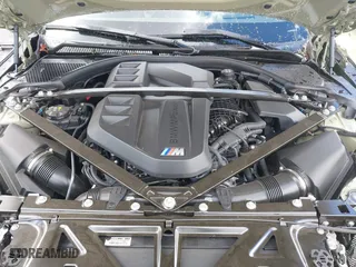 2025 BMW M3 Competition xDrive with VIN WBS33HJ01SFU19999, listed as a IAAI auction lot 41796099 with 3,827 mi miles. Bid and sale history available at carsss.com. Image 10.