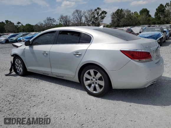 2012 Buick LaCrosse Premium 3 with VIN 1G4GH5E32CF141043, listed as a Copart auction lot 50089965 with 185,515 mi miles and Salvage title. Bid and sale history available at DreamBid. Image 2.
