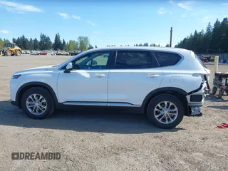 2019 Hyundai Santa Fe SE with VIN 5NMS2CAD0KH098259, listed as a IAAI auction lot 42075356 with 55,163 mi miles and . Bid and sale history available at DreamBid. Image 15.