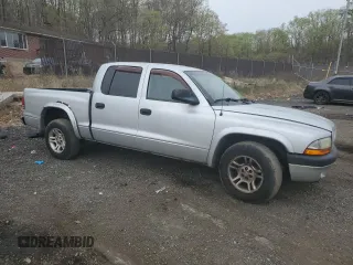 2002 Dodge Dakota Sport with VIN 1B7HL38X62S562179, listed as a Copart auction lot 52493495 with 0 mi miles and Salvage Title. Bid and sale history available at carsss.com. Image 4.