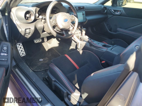 2022 Subaru BRZ Limited with VIN JF1ZDBF18N8704243, listed as a Copart auction lot 79225154 with 22,147 mi miles and Salvage Title. Bid and sale history available at carsss.com. Image 8.