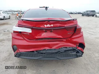 2024 Kia Forte GT-Line with VIN 3KPF54AD8RE800716, listed as a IAAI auction lot 41743373 with 9,667 mi miles. Bid and sale history available at carsss.com. Image 6.