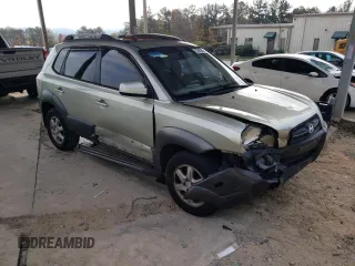 2006 Hyundai Tucson GLS with VIN KM8JN12D56U460604, listed as a Copart auction lot 78459004 with 140,947 mi miles and Salvage Title. Bid and sale history available at carsss.com. Image 4.