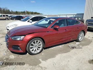 2018 Audi A5 Sportback Premium Plus with VIN WAUBNCF55JA007355, listed as a Copart auction lot 52536545 with 121,160 mi miles and Non Repairable. Bid and sale history available at carsss.com. Image 1.