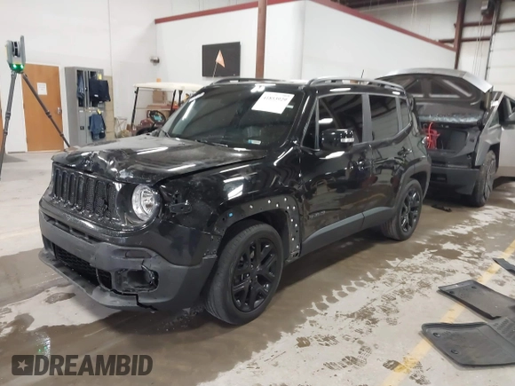 2018 Jeep Renegade Latitude with VIN ZACCJABB1JPJ64980, listed as a IAAI auction lot 41853929 with 83,152 mi miles and . Bid and sale history available at carsss.com. Image 17.