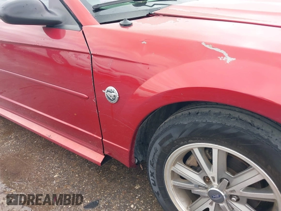 2004 Ford Mustang Deluxe with VIN 1FAFP44624F197158, listed as a IAAI auction lot 41712280 with 136,762 mi miles. Bid and sale history available at carsss.com. Image 16.