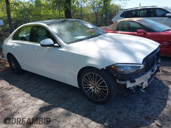2022 Mercedes-Benz C 300 with VIN W1KAF4HB0NR043102, listed as a IAAI auction lot 42002594 with 31,612 mi miles and . Bid and sale history available at DreamBid. Image 1.