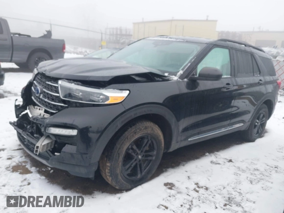 2021 Ford Explorer XLT with VIN 1FMSK8DH0MGA59737, listed as a IAAI auction lot 41474554 with 74,536 mi miles. Bid and sale history available at carsss.com. Image 17.