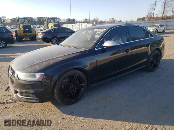 2014 Audi S4 Premium Plus with VIN WAUDGAFL0EA020770, listed as a Copart auction lot 44546215 with 137,426 mi miles and Salvage Title. Bid and sale history available at carsss.com. Image 1.