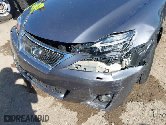 2012 Lexus IS 350 with VIN JTHCE5C22C5002587, listed as a IAAI auction lot 40698147 with 145,928 mi miles and . Bid and sale history available at DreamBid. Image 6.