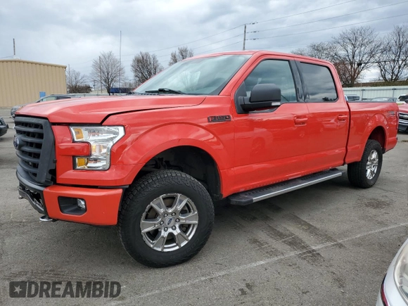 2017 Ford F-150 XL with VIN 1FTFW1EG6HKD13493, listed as a Copart auction lot 50326155 with 82,246 mi miles and Salvage Title. Bid and sale history available at carsss.com. Image 1.