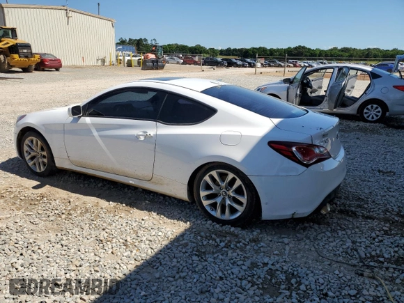 2013 Hyundai Genesis Coupe 2.0T with VIN KMHHT6KD8DU083460, listed as a Copart auction lot 57957635 with 166,354 mi miles and Salvage title. Bid and sale history available at DreamBid. Image 2.