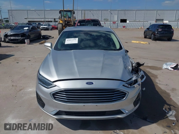 2019 Ford Fusion SEL with VIN 3FA6P0CD2KR116863, listed as a IAAI auction lot 42011256 with 72,676 mi miles. Bid and sale history available at carsss.com. Image 12.