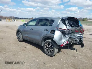 2021 Kia Sportage LX with VIN KNDPM3AC5M7894507, listed as a IAAI auction lot 41885913 with 92,035 mi miles. Bid and sale history available at carsss.com. Image 3.