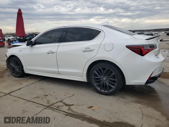 2020 Acura ILX w/Premium/A-SPEC Pkg with VIN 19UDE2F83LA006726, listed as a Copart auction lot 88678415 with 53,089 mi miles and Clean Title. Bid and sale history available at carsss.com. Image 2.