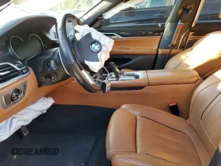 2019 BMW 7 Series 750i with VIN WBA7F0C53KGM24560, listed as a Copart auction lot 37540533 with 0 mi miles. Bid and sale history available at carsss.com. Image 7.