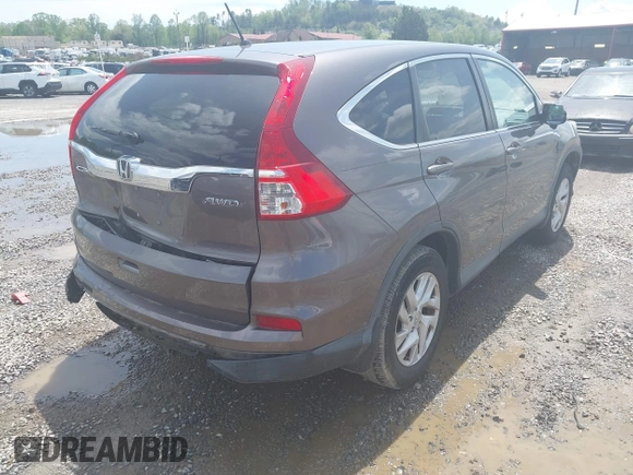 2016 Honda CR-V EX with VIN 2HKRM4H57GH652890, listed as a IAAI auction lot 42106880 with 118,422 mi miles and . Bid and sale history available at DreamBid. Image 4.
