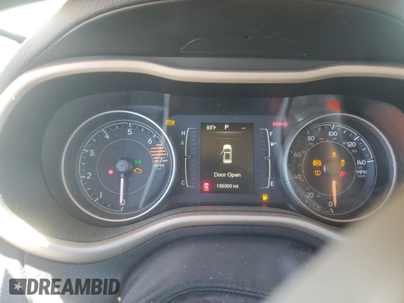 2016 Jeep Cherokee Sport with VIN 1C4PJLAB8GW207708, listed as a Copart auction lot 64078895 with 136,300 mi miles and Clean title. Bid and sale history available at DreamBid. Image 9.
