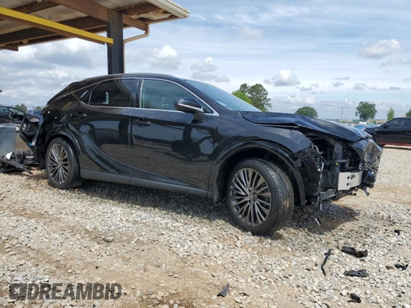 2023 Lexus RX 350h with VIN 2T2BBMCA9PC012500, listed as a Copart auction lot 56411065 with 34,859 mi miles and Salvage title. Bid and sale history available at DreamBid. Image 4.