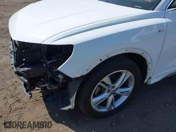 2020 Audi Q3 S line Premium Plus with VIN WA1EECF37L1099564, listed as a IAAI auction lot 41860268 with 55,389 mi miles and . Bid and sale history available at DreamBid. Image 18.