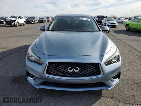 2018 Infiniti Q50 Sport with VIN JN1EV7AP3JM360338, listed as a Copart auction lot 83361504 with 47,008 mi miles and Salvage Title. Bid and sale history available at carsss.com. Image 5.