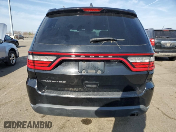 2017 Dodge Durango SXT with VIN 1C4RDHAG7HC838767, listed as a Copart auction lot 48947415 with 186,707 mi miles and Clean title. Bid and sale history available at DreamBid. Image 6.