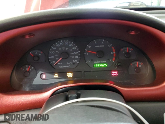 2004 Ford Mustang Standard with VIN 1FAFP40684F145085, listed as a Copart auction lot 57019005 with 126,462 mi miles and Non repairable. Bid and sale history available at DreamBid. Image 9.