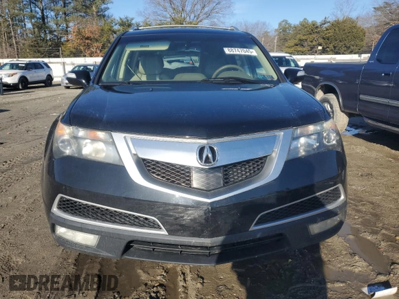 2013 Acura MDX Advance Pkg with VIN 2HNYD2H66DH514720, listed as a Copart auction lot 88747045 with 165,665 mi miles and Salvage Title. Bid and sale history available at carsss.com. Image 5.