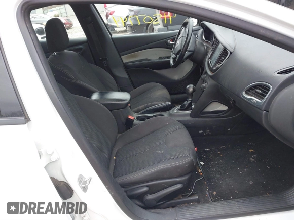 2015 Dodge Dart SXT with VIN 1C3CDFBB0FD144592, listed as a IAAI auction lot 41507744 with 138,494 mi miles. Bid and sale history available at carsss.com. Image 5.