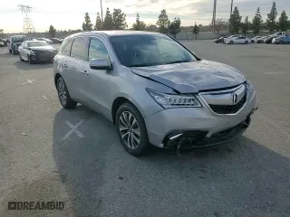 2016 Acura MDX w/Tech with VIN 5FRYD3H46GB016438, listed as a Copart auction lot 47290005 with 57,331 mi miles and Salvage Title. Bid and sale history available at carsss.com. Image 10.