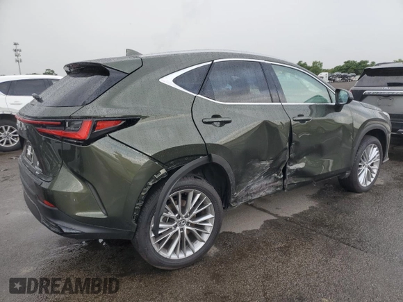 2025 Lexus NX 350h Premium z VIN 2T2GKCEZ6SC046731, wystawiony jako Copart lot #64539535 z przebiegiem 6 254 mil mil oraz Szkoda całkowita • Salvage title. Historia ofert i sprzedaży dostępna na DreamBid. Obrazek 3.