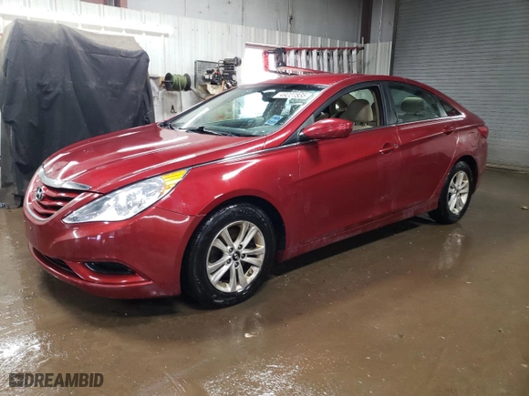 2013 Hyundai Sonata GLS with VIN 5NPEB4AC8DH741943, listed as a Copart auction lot 49227835 with 143,788 mi miles and Salvage Title. Bid and sale history available at carsss.com. Image 1.