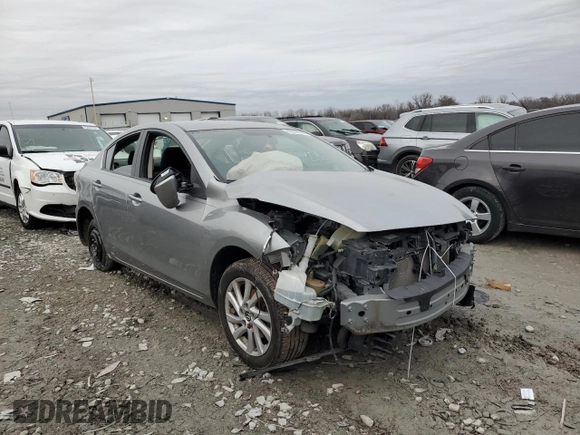 2013 Mazda 3 i Touring with VIN JM1BL1V7XD1712155, listed as a Copart auction lot 86358604 with Not Provided miles and Salvage Title. Bid and sale history available at DreamBid. Image 4.