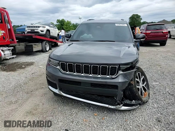 2023 Jeep Grand Cherokee Limited with VIN 1C4RJKBGXP8855861, listed as a Copart auction lot 55967885 with 50,179 mi miles and Salvage title. Bid and sale history available at DreamBid. Image 14.