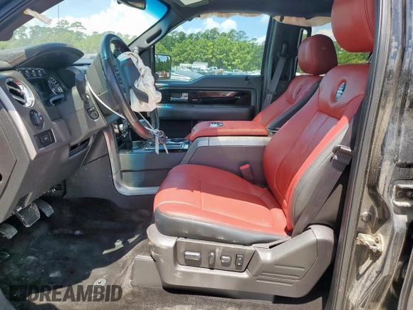 2013 Ford F-150 XL with VIN 1FTFW1ET2DFC34113, listed as a Copart auction lot 62120405 with 54,344 mi miles and Salvage title. Bid and sale history available at DreamBid. Image 7.