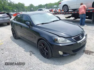 2007 Lexus IS 350 with VIN JTHBE262272010458, listed as a IAAI auction lot 42494668 with 148,911 mi miles and . Bid and sale history available at DreamBid. Image 1.
