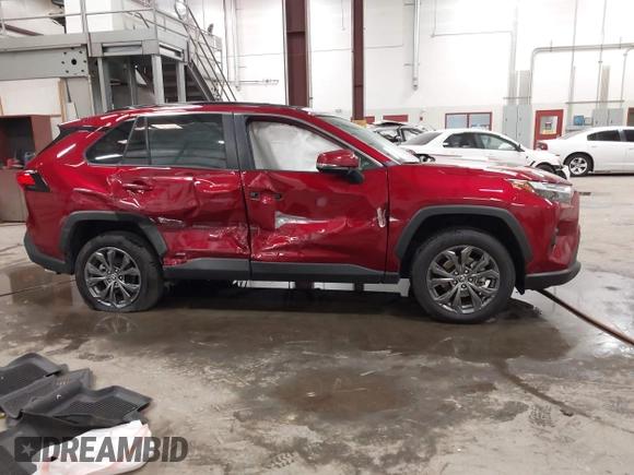 2023 Toyota RAV4 Hybrid XLE Premium with VIN JTMB6RFV4PD116495, listed as a IAAI auction lot 42588604 with 24,258 mi miles and . Bid and sale history available at DreamBid. Image 13.